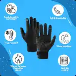 Touch-Sensitive Technology Thermal Gloves