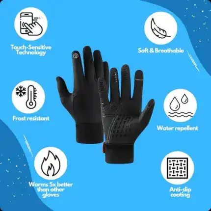Touch-Sensitive Technology Thermal Gloves