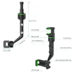 Flexible Rearview Mirror Smartphone Holder