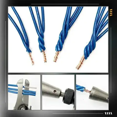Easy-to-operate wire twisting tool