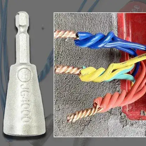 Electrician’s wire twisting tool