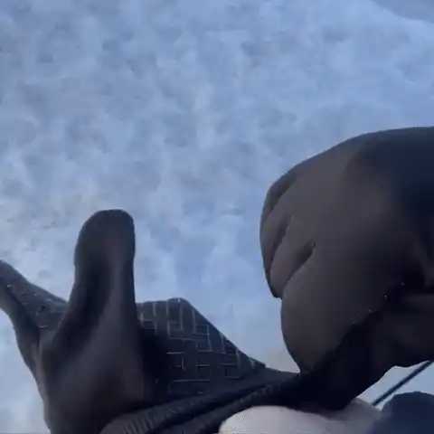 Thermal gloves in action